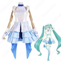 初音ミク コスプレ衣装 ラブライブ！サンシャイン!! × 初音ミクコラボ 「BANZAI! digital trippers」 cosplay 仮装 変装(202×202)