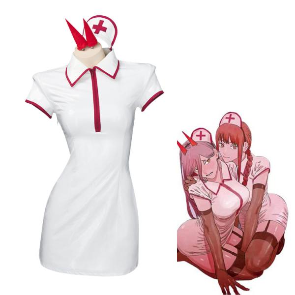 チェンソーマン マキマ パワー ナース服 コスプレ衣装 血の魔人 cosplay 仮装 変装元の画像