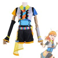 Liella! 澁谷かのん ビタミンSUMMER! コスプレ衣装 『ラブライブ！スーパースター!!』 cosplay 仮装 変装(Love Live!（ラブライブ!） コスプレ衣装)