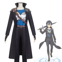 劇場版 SAO キリト コスプレ衣装 『劇場版 ソードアート・オンライン -プログレッシブ- 星なき夜のアリア』 cosplay 仮装 変装(ソードアート・オンライン SAO コスプレ衣装)