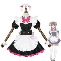 万年嵐子 ゆめち 和平なごみ しぃぽん メイド服 コスプレ衣装 『アキバ冥途戦争』 メイドカフェ とんとことん cosplay 仮装 変装(その他 コスプレ衣装)