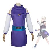 NARUTO -ナルト- 山中いの コスプレ衣装（トップス、スカート、ベルト、付け袖）(ゲーム• アニメコスプレ衣装でおすすめの商品)
