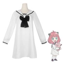 アーニャ・フォージャー 白いワンピース コスプレ衣装 『SPY×FAMILY』 被験体007 子供用 大人用 cosplay 仮装 変装(SPY×FAMILY コスプレ衣装)
