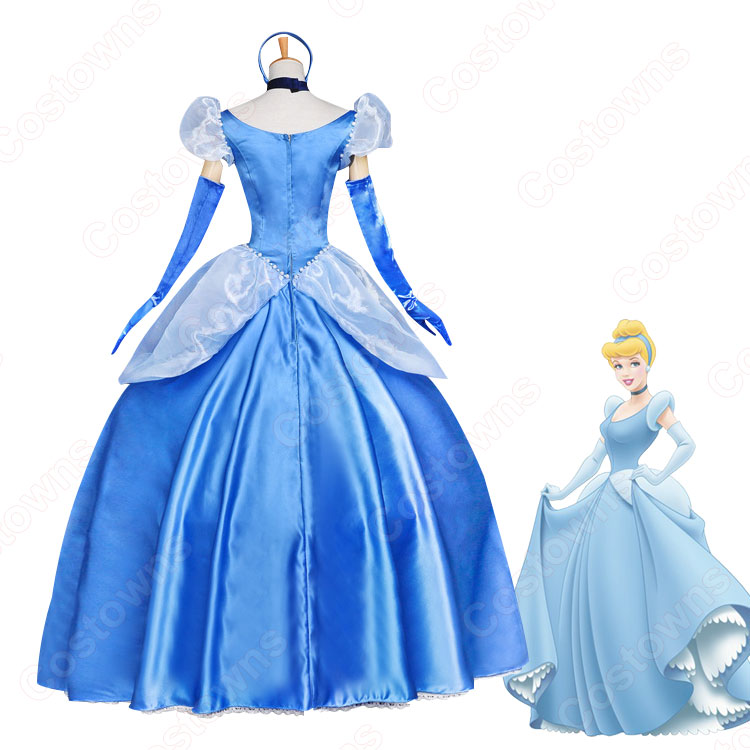 シンデレラの衣装　ディズニー ディズニー シンデレラ ドレスコスプレ衣装 - Costowns