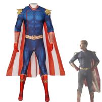ザ・ボーイズ ホームランダー コスプレ衣装 スーパーヒーロー ジョン 全身タイツ ハロウィン衣装 仮装 変装(ハロウィン仮装・衣装)