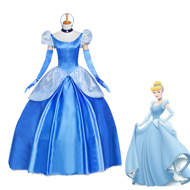 ディズニー シンデレラ ドレスコスプレ衣装 - Costowns