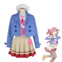 スクフェス 黒澤ルビィ 心の中を見せて コスプレ衣装 『ラブライブ！ スクールアイドルフェスティバル』 私服 cosplay 仮装 変装(Love Live!（ラブライブ!） コスプレ衣装)