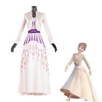 アナ雪2 アナ 黄色ドレス コスプレ衣装 映画 『アナと雪の女王2』 コスプレ ディズニープリンセス 大人用 ハロウィン 仮装 変装(202×202)