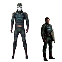 ソルジャー・ボーイ コスプレ衣装 『ザ・ボーイズ』シーズン3 全身タイツ コスプレ 大人用 ハロウィン 仮装 変装(202×202)