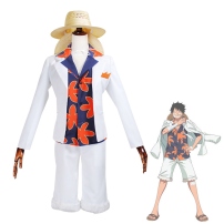 劇場版 ワンピース モンキー・D・ルフィ カジノ服 コスプレ衣装 『ONE PIECE FILM GOLD』 cosplay 仮装 変装(202×202)