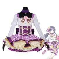 スクフェス 東條希 コスプレ衣装 『ラブライブ！ スクールアイドルフェスティバル』 フラワーブーケ編 ぽかぽか陽気 覚醒後 cosplay 仮装 変装(Love Live!（ラブライブ!） コスプレ衣装)