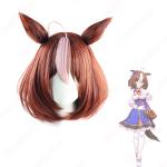 ウマ娘 メイショウドトウ コスプレウィッグ 尻尾 耳 『ウマ娘 プリティーダービー』 耐熱かつら cosplay wig 通販