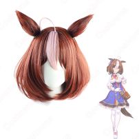 ウマ娘 メイショウドトウ コスプレウィッグ 尻尾 耳 『ウマ娘 プリティーダービー』 耐熱かつら cosplay wig 通販(コスプレウィッグ)
