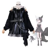 ぱりぷろ 有栖マナ 新衣装 コスプレ衣装 韓国の黒白狐VTuber cosplay 仮装 変装(ゲーム• アニメコスプレ衣装でおすすめの商品)