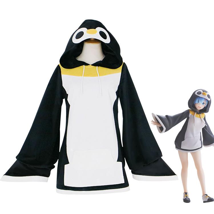 Re:ゼロから始める異世界生活 ラム レム ペンギン コスプレ衣装 リゼロ ラム＆レム ペンギン コスプレ衣装 『Re:ゼロから始める