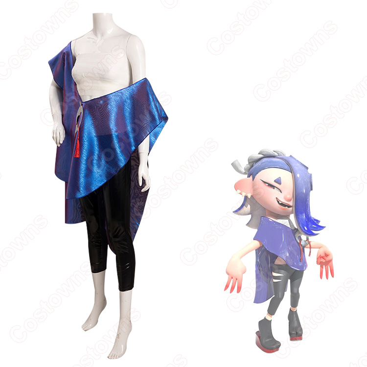 スプラトゥーン3 すりみ連合 フウカ コスプレ衣装 - Costowns スプラトゥーン3 すりみ連合 フウカ コスプレ衣装 - Costowns