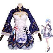 レム(リゼロ) チャイナ．ドレス コスプレ衣装 『Re:ゼロから始める異世界生活』の登場人物の仮装 コスチューム(ゲーム• アニメコスプレ衣装でおすすめの商品)