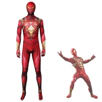 アイアン・スパイダーマン コスプレ衣装 『アルティメット・スパイダーマン』 ピーター・パーカー cosplay 仮装 変装(202×202)