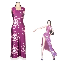 ワンピース ボア・ハンコック コスプレ衣装 『ONE PIECE』 チャイナドレス cosplay 仮装 変装(202×202)