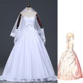 アルトリア・ペンドラゴン ブライド コスプレ衣装 Fateシリーズ セイバー 10周年記念 ウェディングドレス cosplay 仮装 変装(こちらもおすすめ)