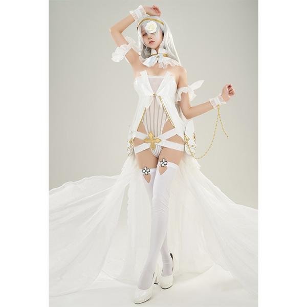 アズレン 白きエムデン コスプレ衣装『アズールレーン』 軽巡洋艦 cosplay 仮装 変装元の画像