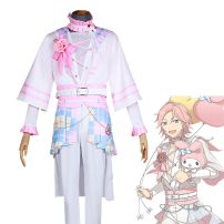 中国あんスタ サンリオコラボ 桜河こはく コスプレ衣装 『あんさんぶるスターズ！！』 cosplay 仮装 変装(あんさんぶるスターズ! コスプレ衣装)