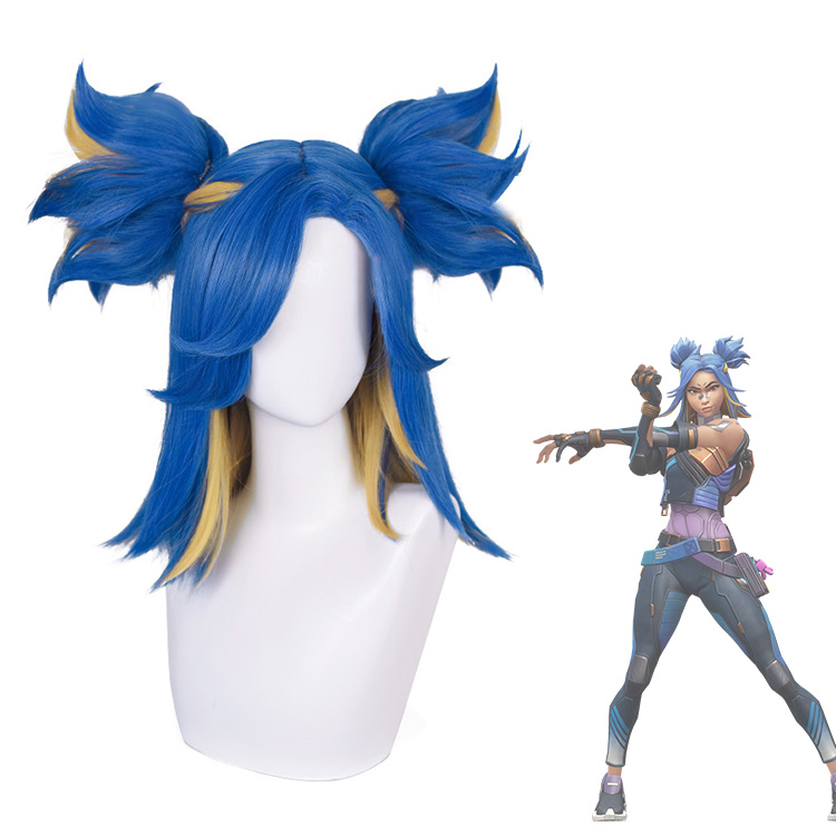 ヴァロラント ネオン コスプレ フルセット ウィッグ・小道具付き ヴァロラント ネオン コスプレ フルセット ウィッグ・小道具付き