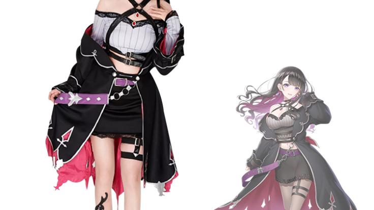 恋乃夜まい コスプレ衣装 「プロプロプロダクション」 Vtuber cosplay 仮装 変装 - Costowns