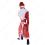 サンタクロース コスプレ衣装 赤 雪ポイント柄 クリスマス 衣装 クリスマス テーマパーティー衣装 大人 男性用 仮装 サンタ衣装 1