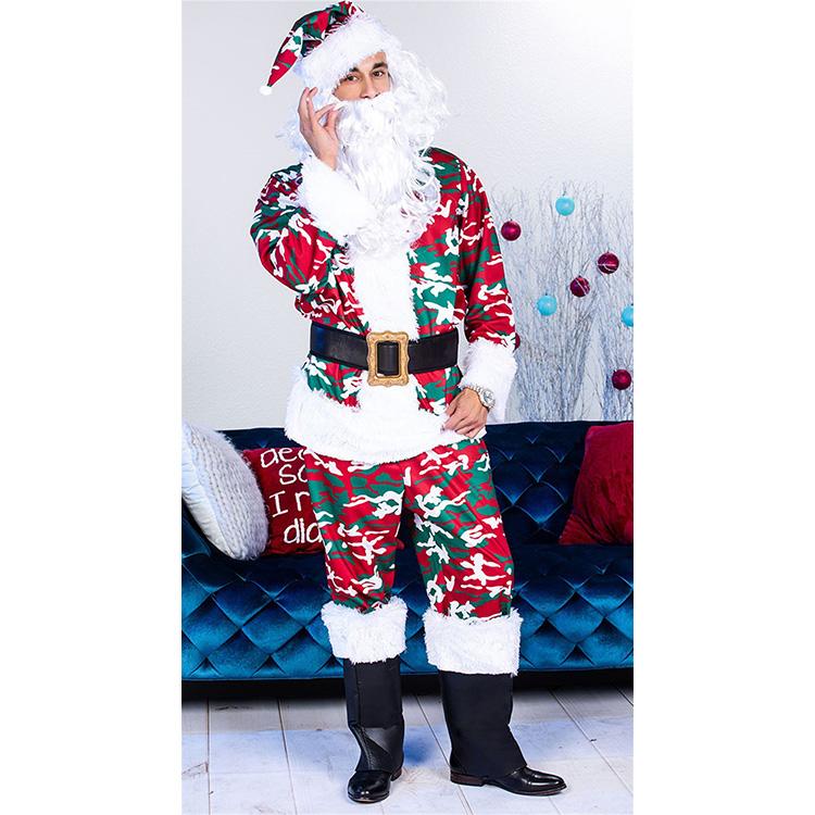 サンタクロース コスプレ衣装 迷彩柄 クリスマス 衣装 クリスマス ...