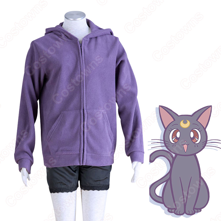 美少女戦士セーラームーン 黒猫 ルナ コスプレ衣装 - Costowns