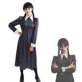 アダムス・ファミリー ウェンズデー・アダムス コスプレ衣装(ゲーム• アニメコスプレ衣装でおすすめの商品)