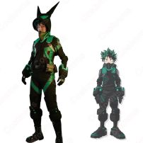 劇場版 緑谷出久 ステルススーツ コスプレ衣装 『僕のヒーローアカデミア THE MOVIE ワールド ヒーローズ ミッション』 cosplay 仮装 変装(僕のヒーローアカデミア コスプレ衣装)