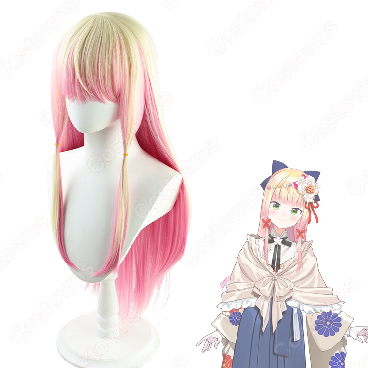 ホロライブ 桃鈴ねね コスプレ衣装 ウィッグ VTuber 桃鈴ねね コスプレウィッグ 「hololive（ホロライブ）」 お正月