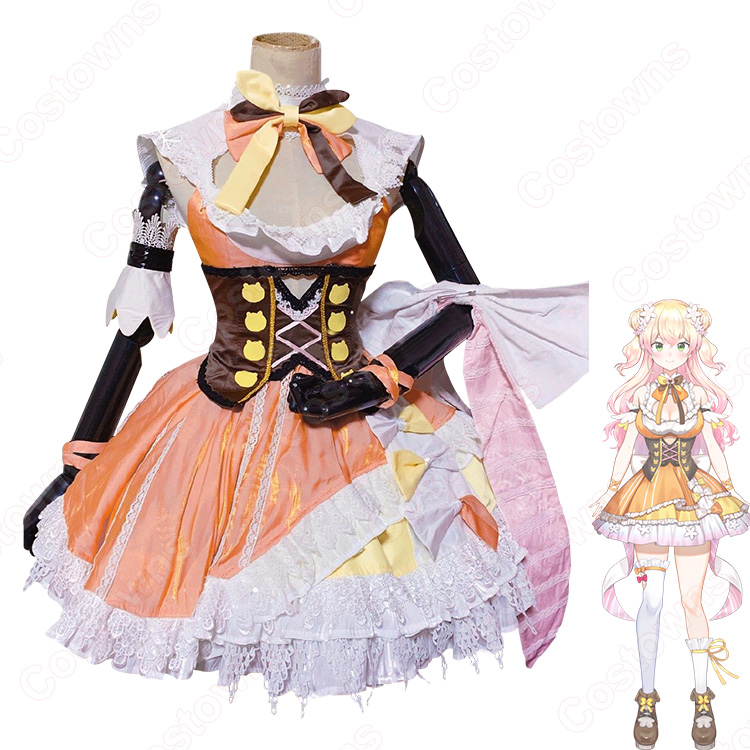 ホロライブ 桃鈴ねね コスプレ コスプレ】これぞアイドル「ホロライブ」桃鈴ねねのブライト衣装コスが