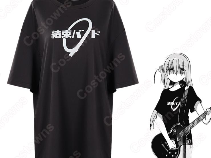 ぼざろ 結束バンド Tシャツ コスプレ衣装 『ぼっち・ざ・ろっく！』 後藤ひとり 伊地知虹夏 山田リョウ 喜多郁代 cosplay 仮装 変装 -  Costowns