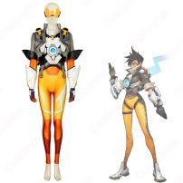 OW2 トレーサー コスプレ衣装 『オーバーウォッチ2』 元・オーバーウォッチ 冒険家 レナ・オクストン cosplay 仮装 変装(Overwatch（オーバーウォッチ） コスプレ衣装)