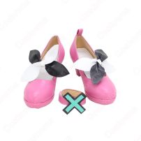 プロセカ 鳳えむ コスプレ靴 『プロジェクトセカイ カラフルステージ！ feat. 初音ミク』 宮益坂女子学園 コスプレ シューズ コスプレ用 道具 男女兼用(コスプレ ブーツ（靴）)