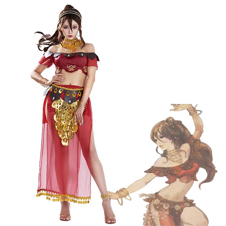 踊子 プリムロゼ・エゼルアート コスプレ衣装 『OCTOPATH