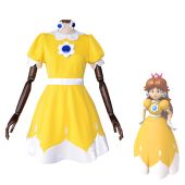 マリオテニス デイジー姫 コスプレ衣装(送料無料)