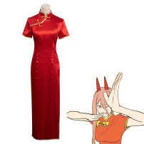 チェンソーマン パワー チャイナ風 コスプレ衣装 チャイナドレス(チェンソーマン コスプレ衣装)