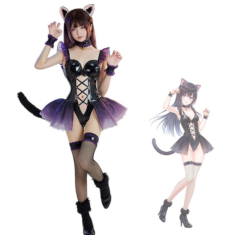 空井悠佳 ネコミミ コスプレ衣装 - Costowns