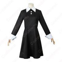ウェンズデー・アダムス コスプレ衣装 黒ワンピース 劇場版アニメ 『アダムス・ファミリー』 cosplay 仮装 変装(その他 コスプレ衣装)