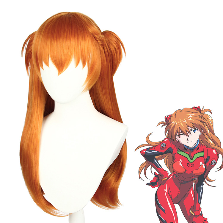 新世紀エヴァンゲリオン　惣流・アスカ・ラングレー　コスプレ　ウィッグ 436871bc69234de9ac2bb7bef714a9