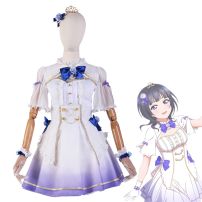 スクスタ 永遠の一瞬 朝香果林 コスプレ衣装 『ラブライブ! スクールアイドルフェスティバル ALL STARS』 楽曲衣装 cosplay 仮装 変装(Love Live!（ラブライブ!） コスプレ衣装)