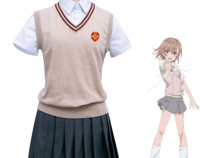 とある科学の超電磁砲 御坂美琴 コスプレ衣装 常盤台中学 制服 - Costowns