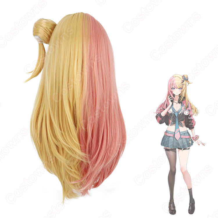 虎姫コトカ ウィッグ コスプレ にじさんじEN 41e4afa360f74f1cb89e2ac66d1332