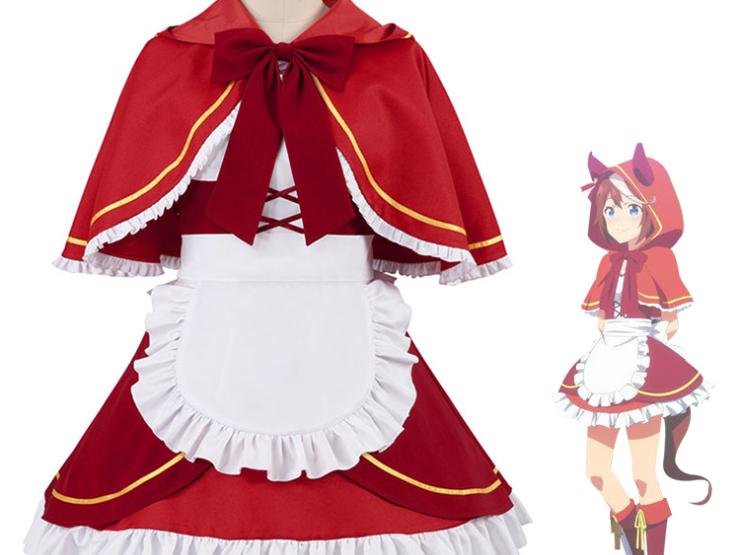 ♡ ウマ娘 トウカイテイオー ハロウィン 赤ずきん コスプレ 衣装 高品質 ♡ 6dfc71707f4b43788fa51f0ffadb6c