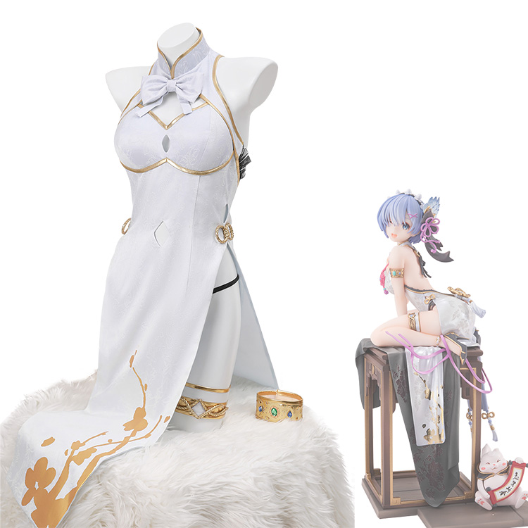 エミリア 優雅美人 コスプレ リゼロ チャイナドレス Amazon.co.jp: Re:ゼロから始める異世界生活 エミリア 優雅美人