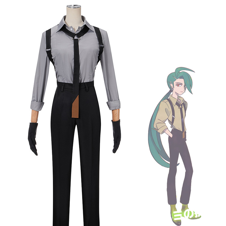 ポケモン チリ コスプレ衣装　ウィッグ付き　pkmn ポケモン チリ コスプレ衣装 ウィッグ付き pkmn